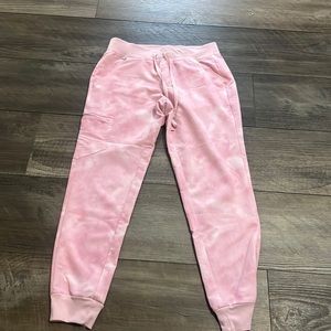 FIGS Marbled Rose Zamora Joggers Small
